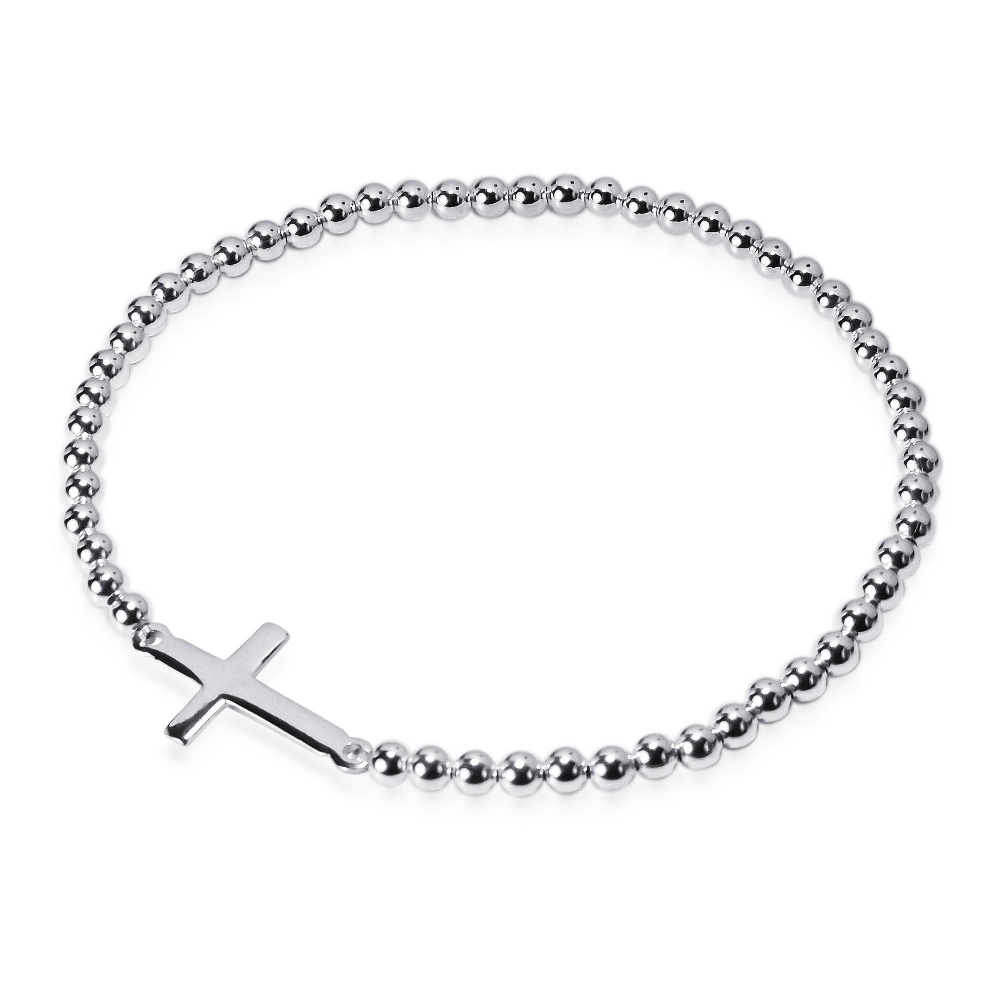 elastic cross bracelet
