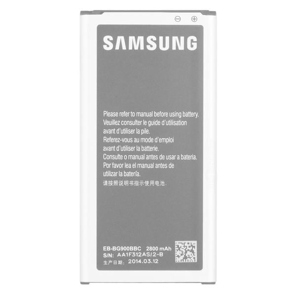 Samsung Galaxy S5/ SV Original Backup OEM Standard Battery Replacement EB-BG900BBU in Bulk Packaging