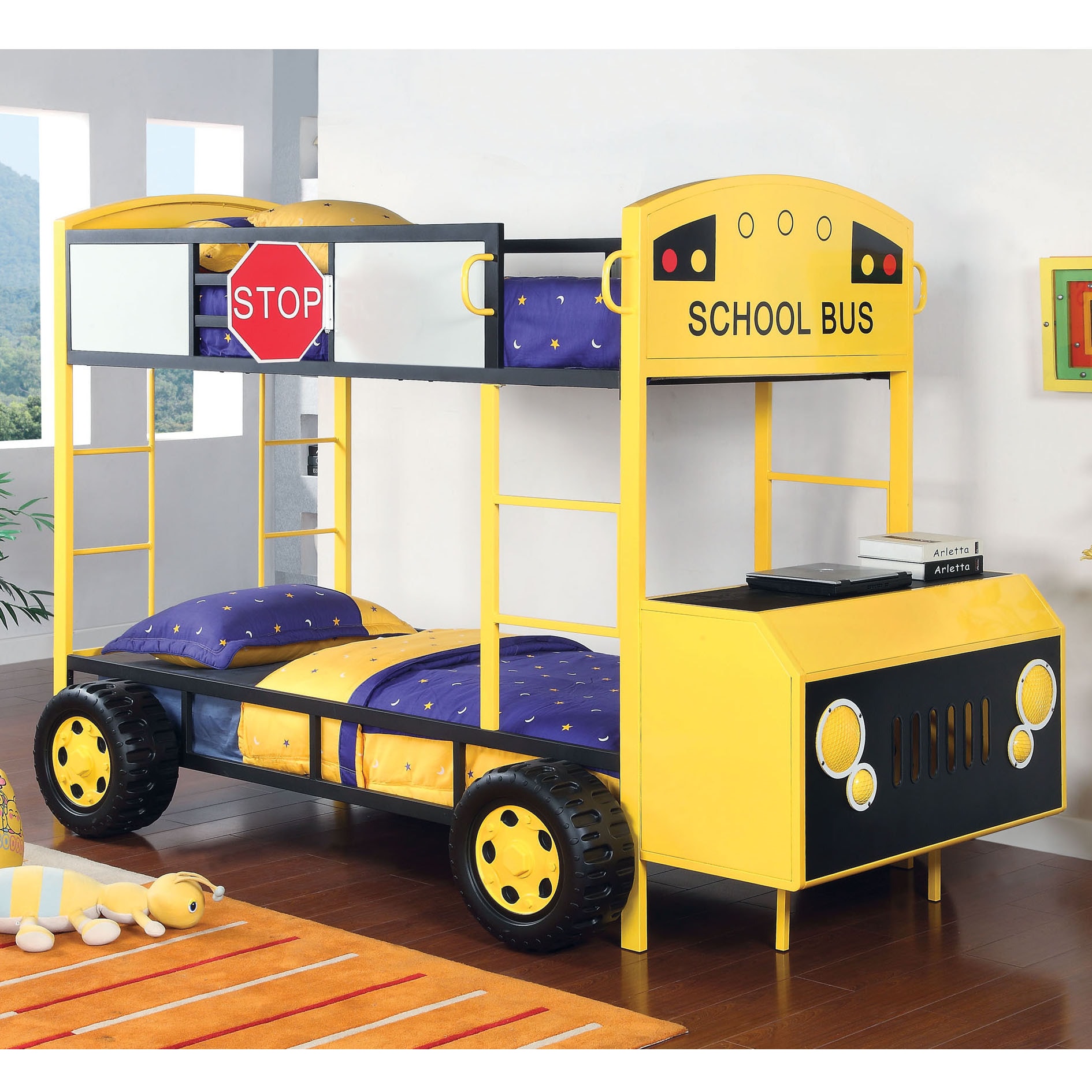 kids bus bed