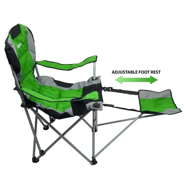 Shop Gigatent Ergonomic Portable Footrest Camping Chair Green