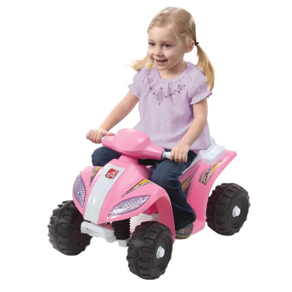 pink battery operated four wheeler
