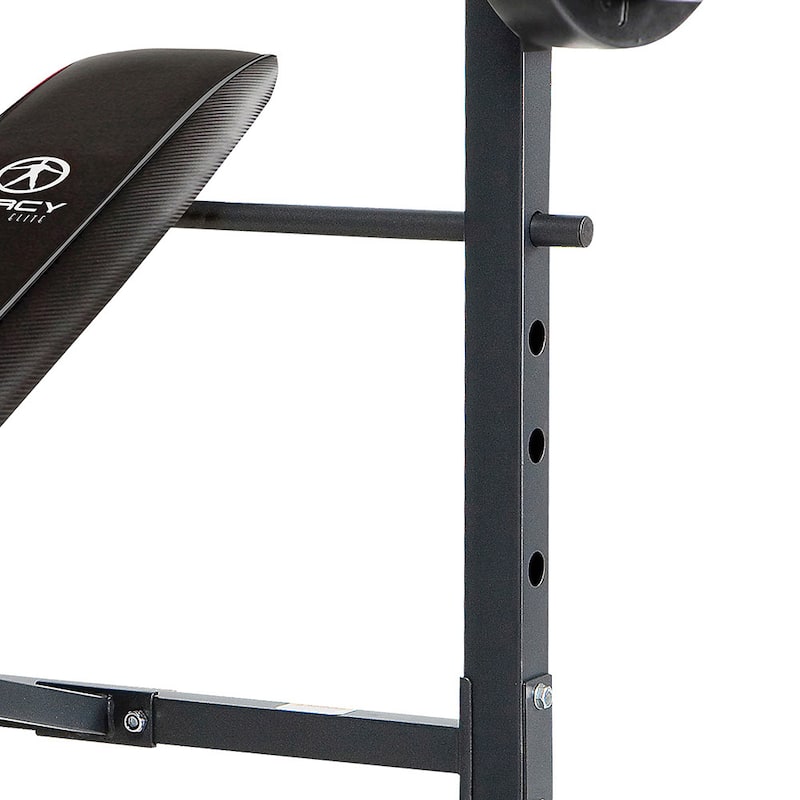Marcy Diamond Bench with 100-pound Weight Set