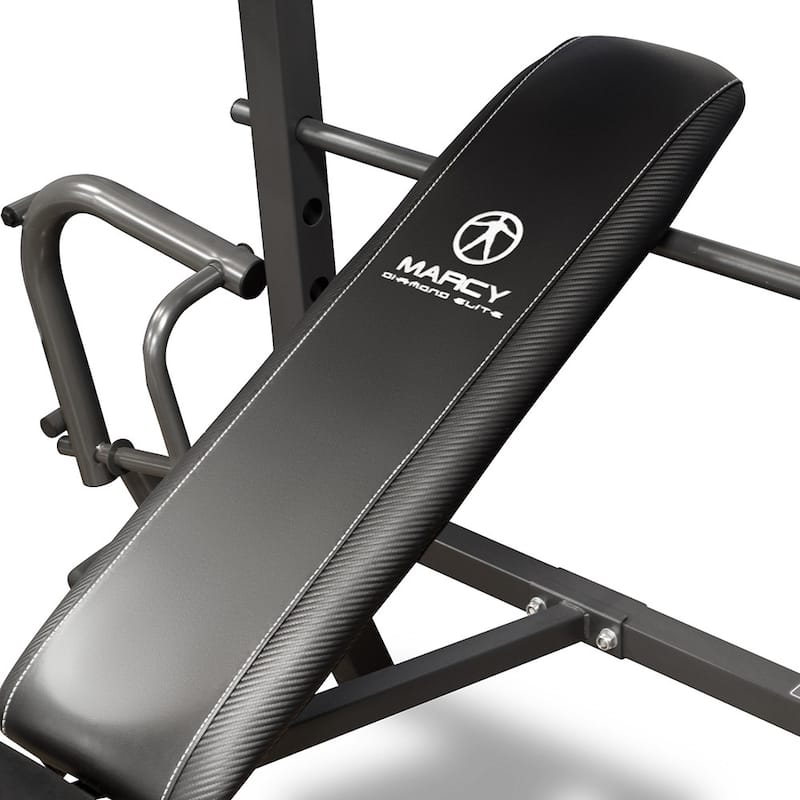 Marcy Diamond Bench with 100-pound Weight Set