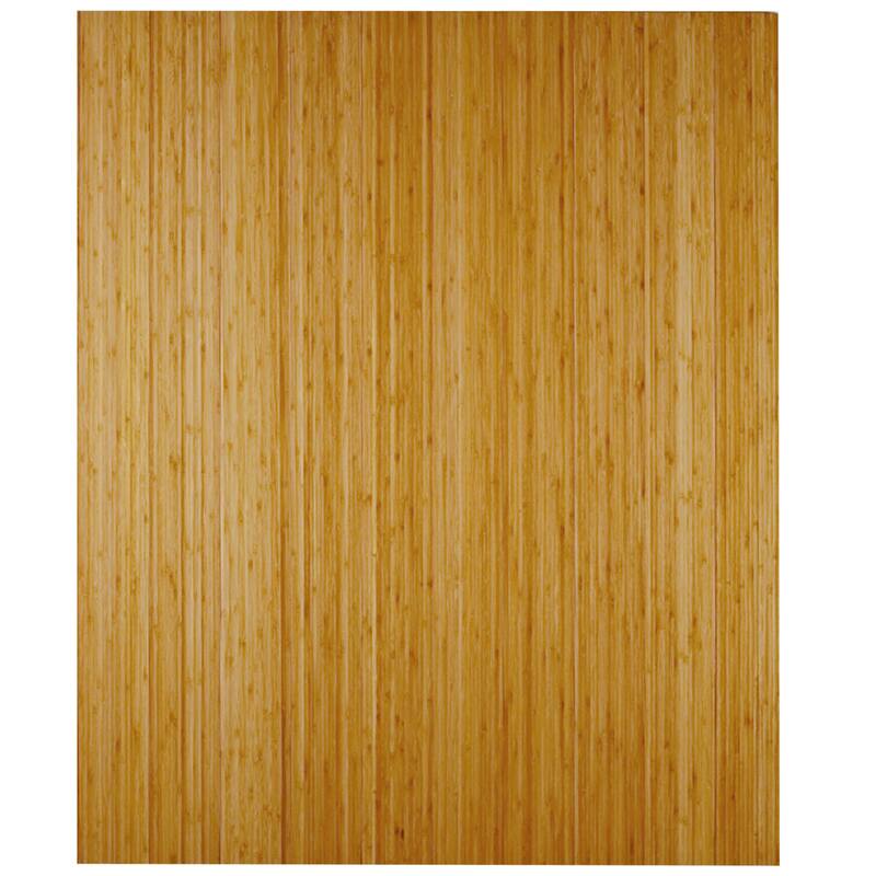 Jani Eco Bamboo Deluxe Rectangular Chair Mat - 3.5' x 4' Feet, Heavy Duty,Eco-Friendly Chair Mat