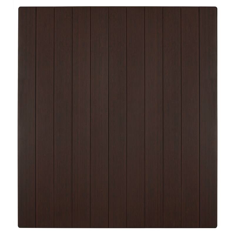 Jani Eco Bamboo Deluxe Rectangular Chair Mat - 3.5' x 4' Feet, Heavy Duty,Eco-Friendly Chair Mat