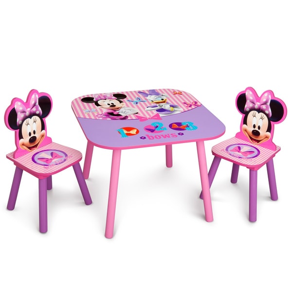 cartoon character table and chair set