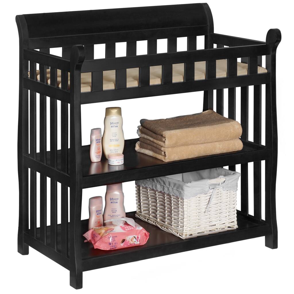 Delta Black Wooden Changing Table