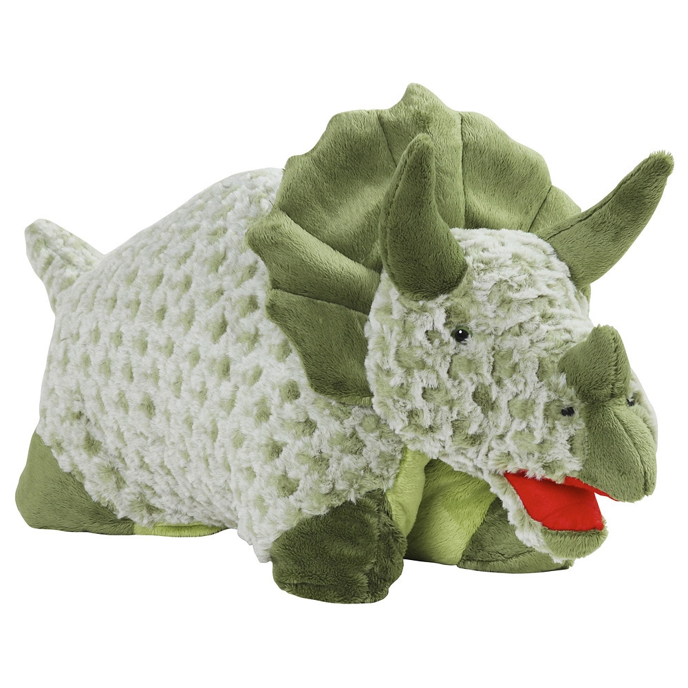 green dinosaur pillow pet