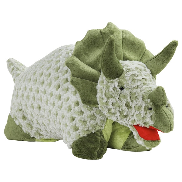Pillow Pet Triceratops 18-inch Stuffed Animal - 16356971 - Overstock ...