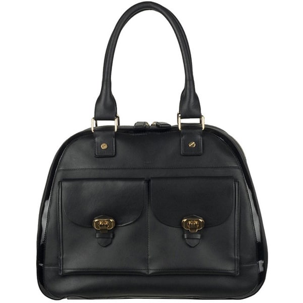 Chloe Black Leather Shopper (As Is Item)   90000414  