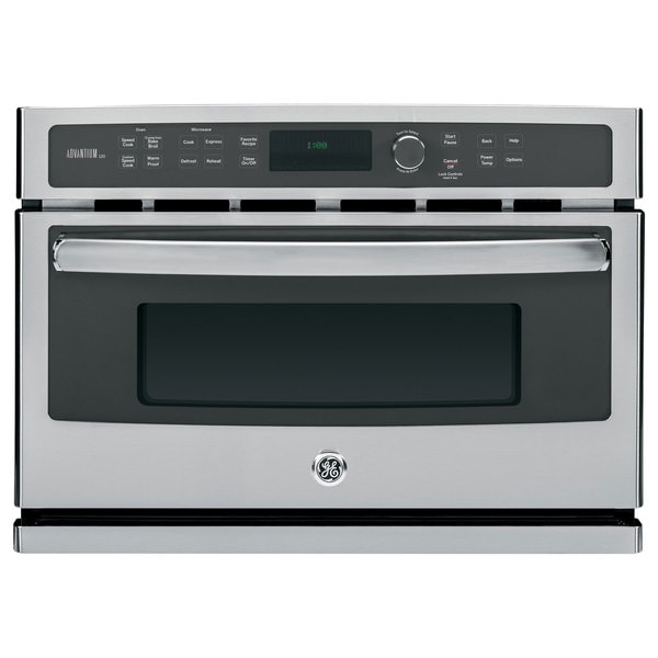 GE Stainless Steel 27 inch Electric Speed Oven