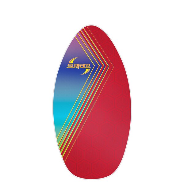 Surface 40 inch Wood Laminate Red/ Blue Skimboard