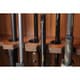 Wood And Glass Door, Locking, Eight Gun Display Cabinet - Bed Bath 