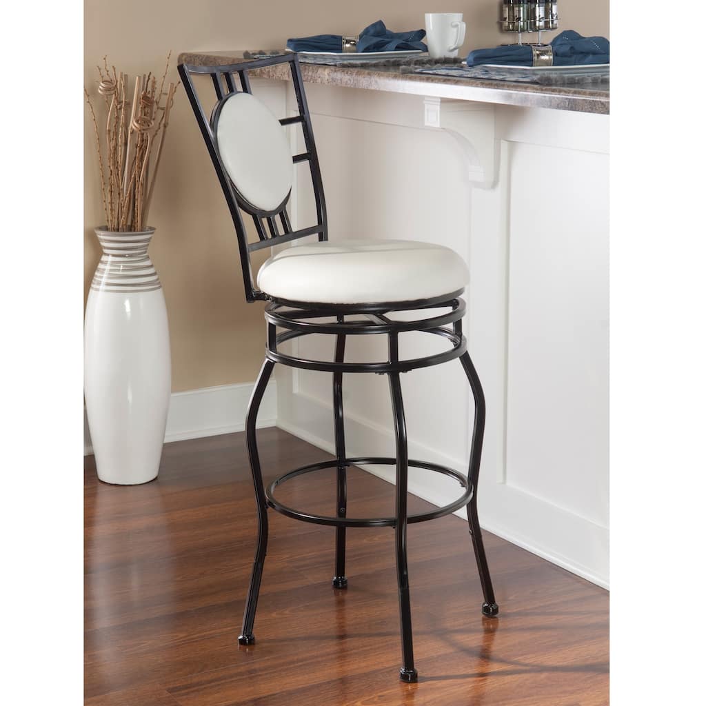 Copper Grove Ialoveni Adjustable Black Metal Stool