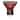 Hades Triangular Red Crystal Wall Lamp