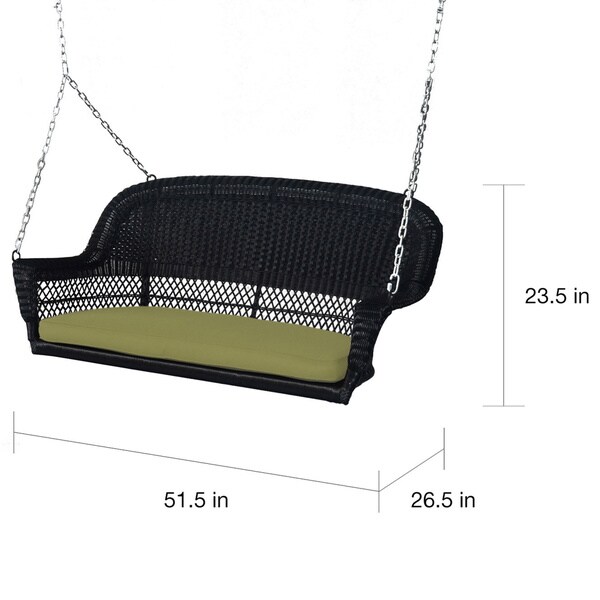 wicker porch swing cushions