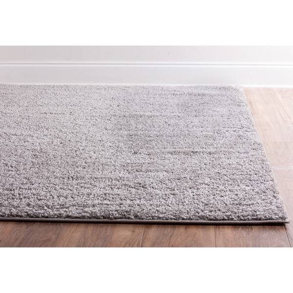 Well Woven Plain Solid Grey Thick Plush Area Rug 6 7 Thick Plush Area Rug