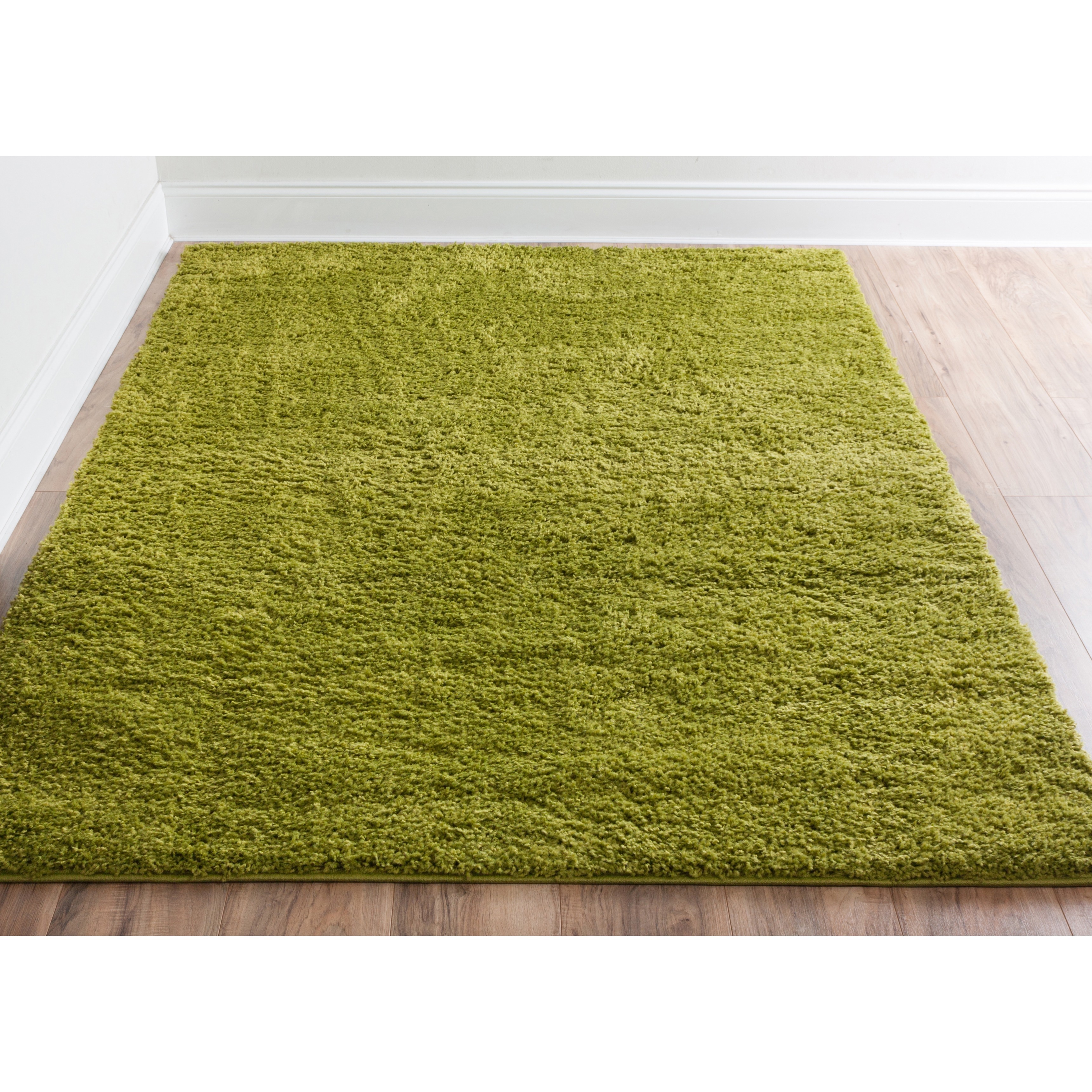 Well Woven Plain Solid Green Area Rug 6 7 X 9 10 Plain Solid Green Area Rug