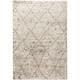 preview thumbnail 1 of 3, Well Woven Moroccan Lattice Shag Vanilla Classic Diamond Trellis Pattern Area Rug - 5' x 7' 2"