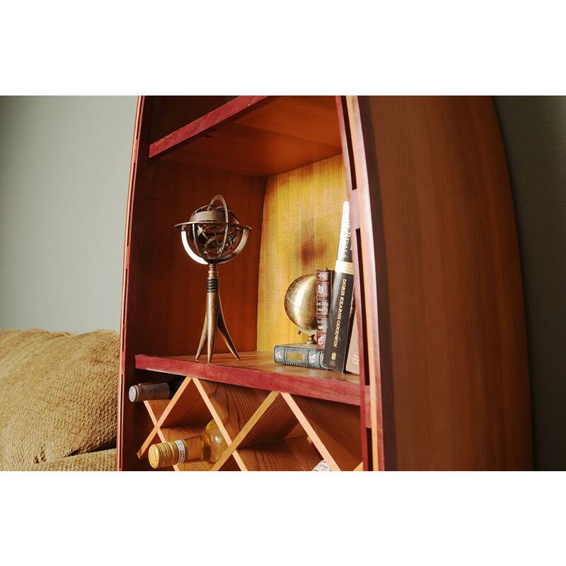 Brass Armillery Globe On Horn Stand Decorative Accessory