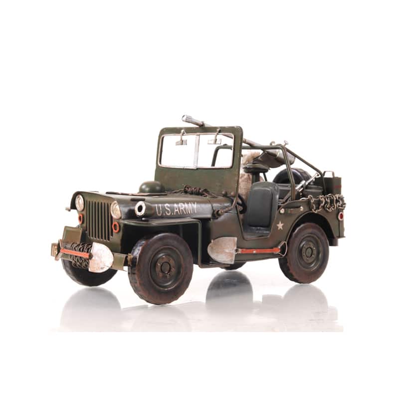 Green 1941 Willys Overland Jeep Scale Model