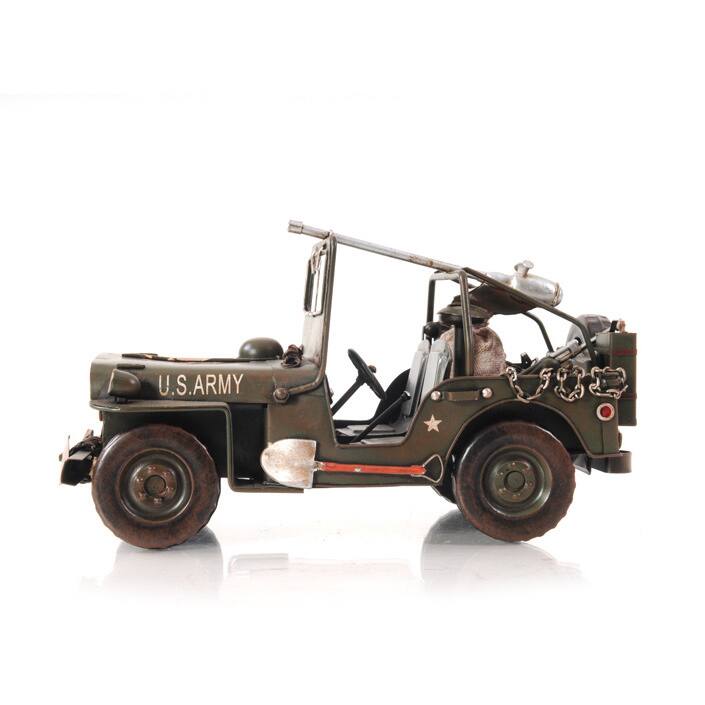 Green 1941 Willys Overland Jeep Scale Model - Green