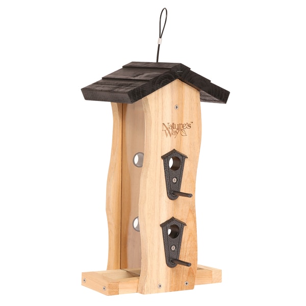  Way Advanced Bird Products BWF5 Bamboo Vertical Wave Wild Bird Feeder