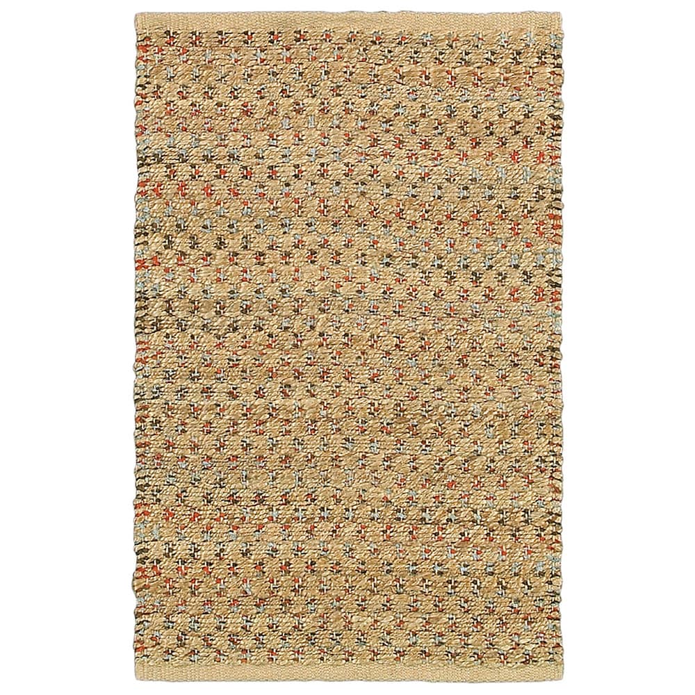 Lnr Home Natural Fiber Dark Rust Rectangle Plush Indoor Area Rug (79 X 99)