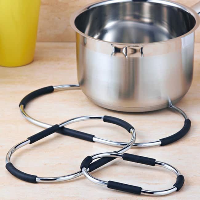 Metal Wire 3-piece Trivet Set