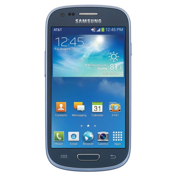 Samsung Galaxy S3 Mini SM-G730A Blue Unlocked 4G LTE Android 4.2 ...