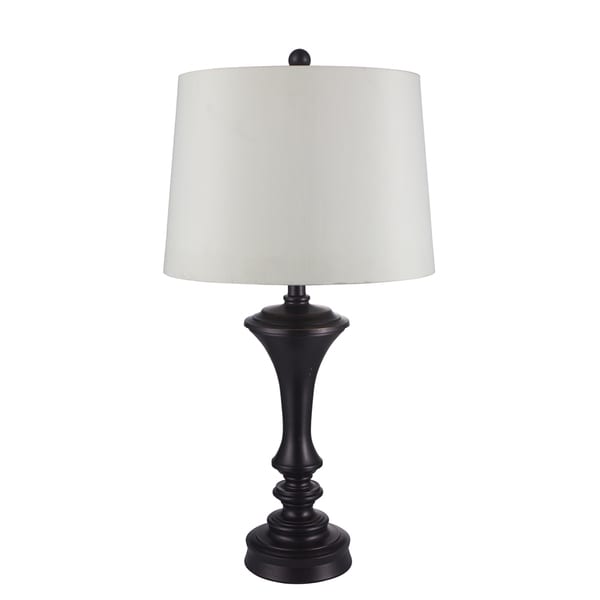 Fangio Lighting #1766OE 30 inch Metal Table Lamp in Old English