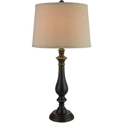 Fangio Lightings 31.5 inch Metal Table Lamp in Madison Bronze