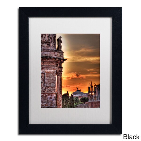 Erik Brede 'Illuminati Rome' Framed Matted Art