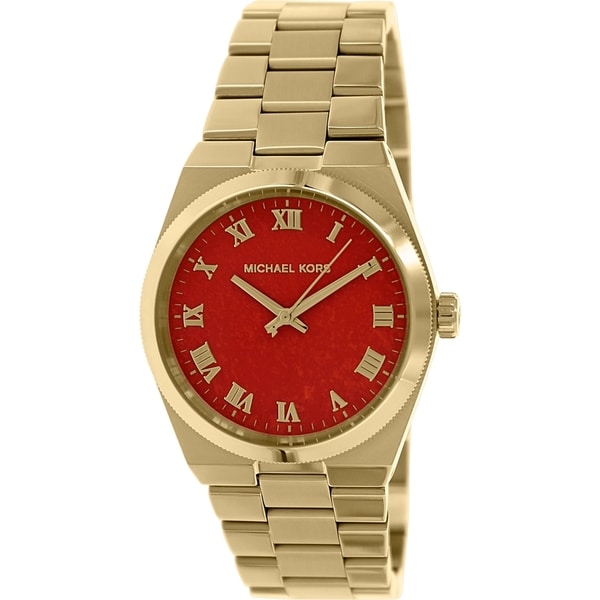 Michael Kors Women's 'Channing' Goldtone Watch