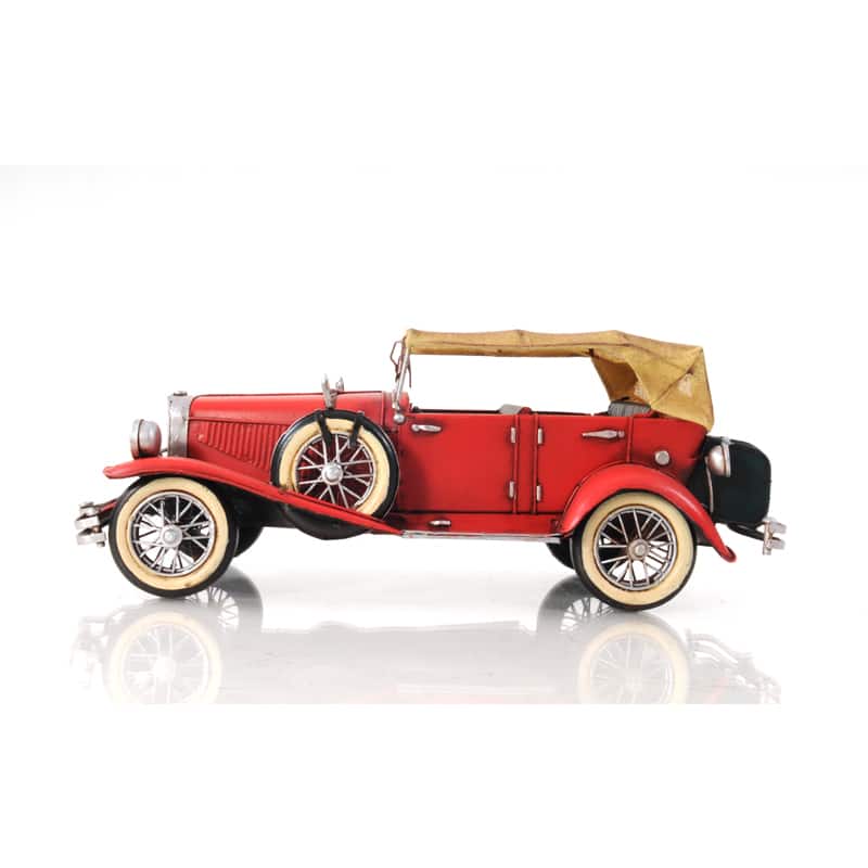 1933 Red Duesenberg J 1:12 Scale Model