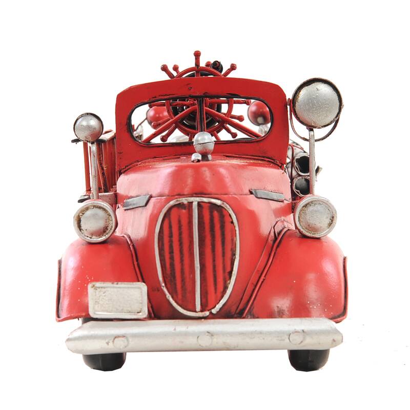 1938 Red Fire Engine Ford 1:40 Scale Model Truck