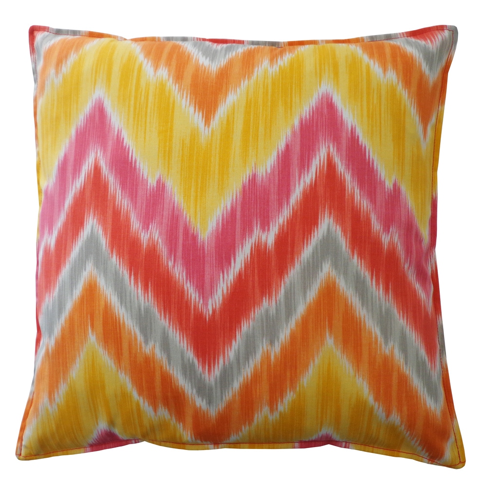 Jiti Jiti Geisha Cotton Throw Pillow Throw Pillow (Trevol Orange