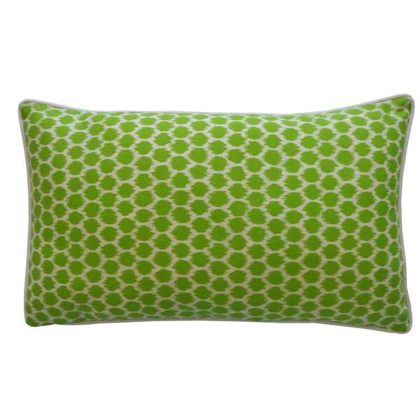 Handmade Splotch Green Pillow