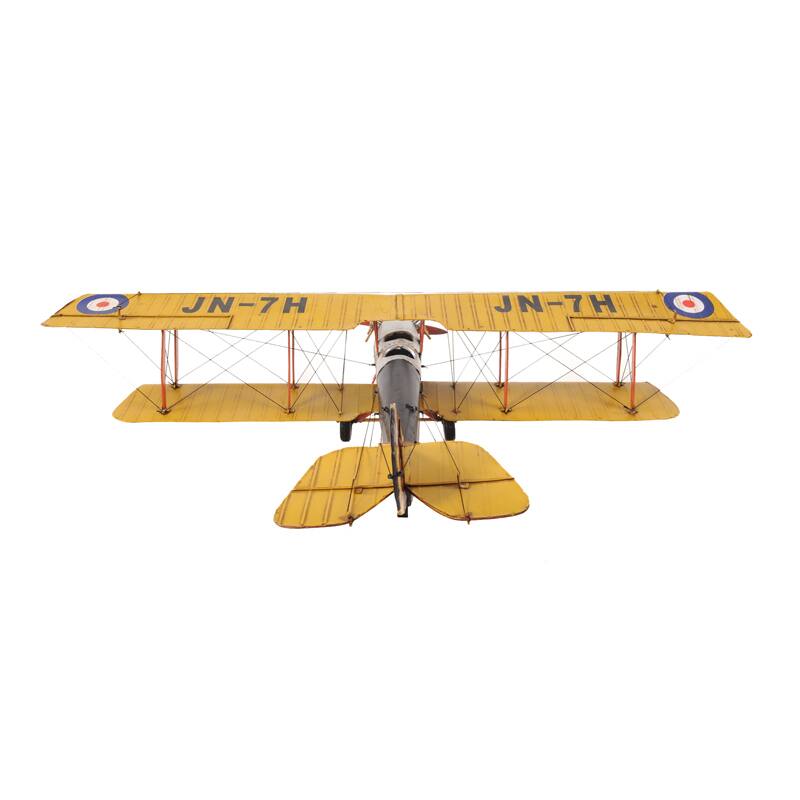 Yellow Curtis Jenny Plane 1:18 Scale Model