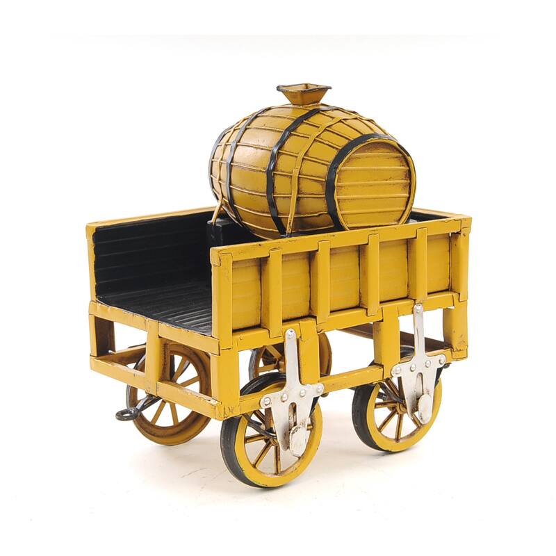 1829 Yellow Stephenson Rocket Steam Locomotive Model