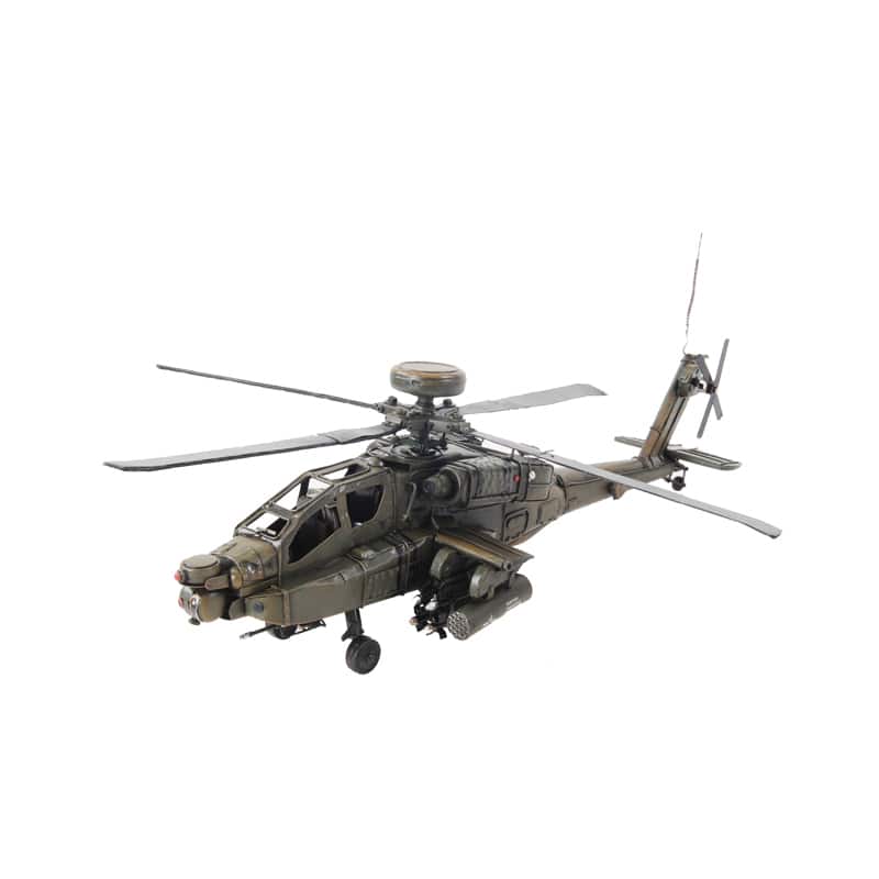Ah 64 Apache Scale Model Helicopter Display Model