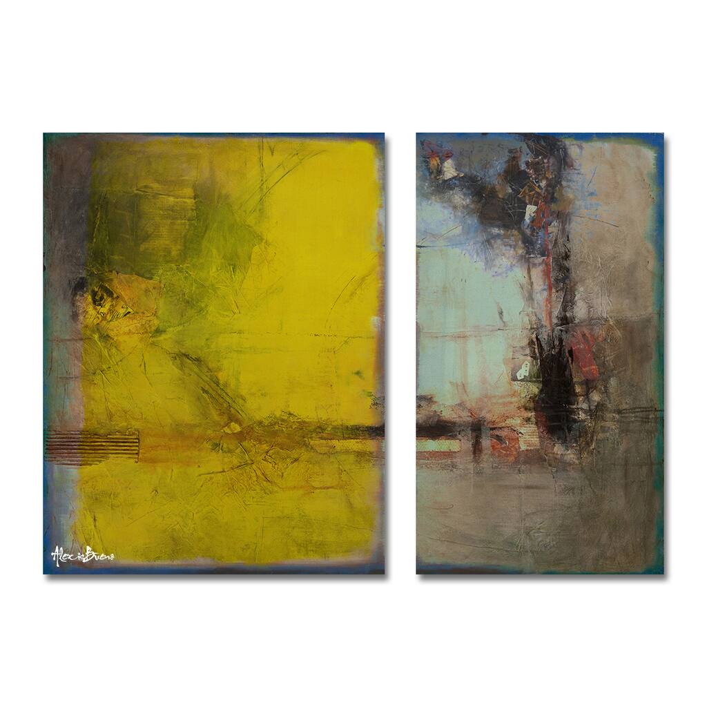 Ready2HangArt 'Bueno Exchange LXV' 2-Pc Abstract Canvas Art Set