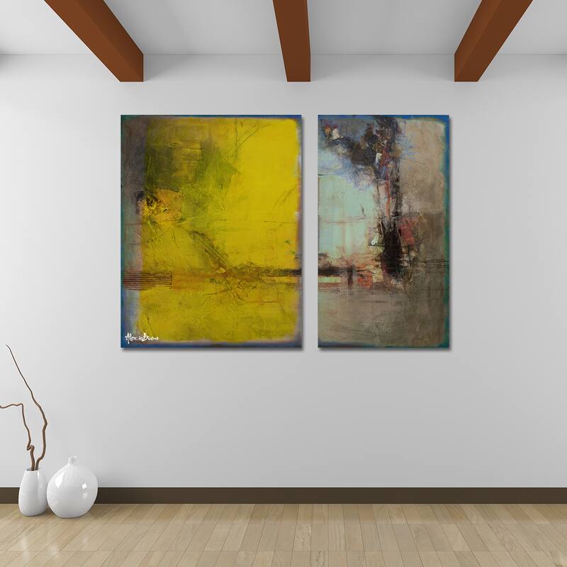 Ready2HangArt 'Bueno Exchange LXV' 2-Pc Abstract Canvas Art Set