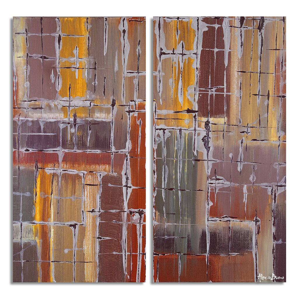 Ready2HangArt 'Bueno Exchange LXVII' 2-Pc Abstract Canvas Art Set
