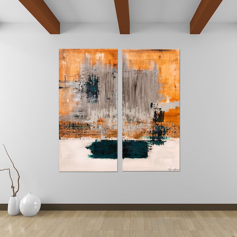 Ready2HangArt 'Bueno Exchange LXVIV-I' 2-Pc Canvas Art Set