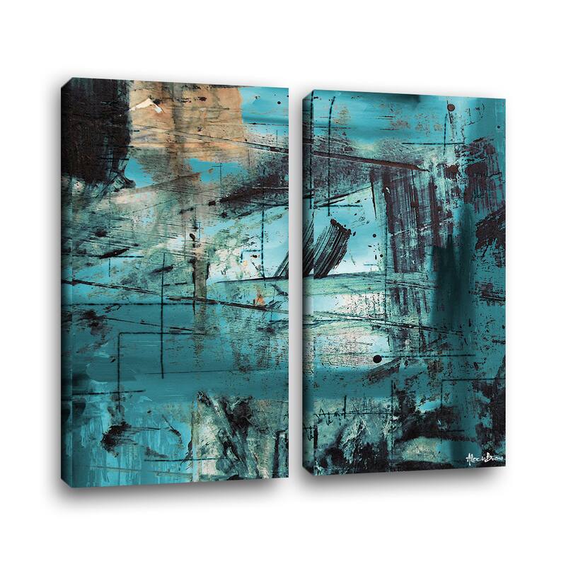 Ready2HangArt 'Bueno Exchange LXXI' 2-Pc Abstract Canvas Art Set