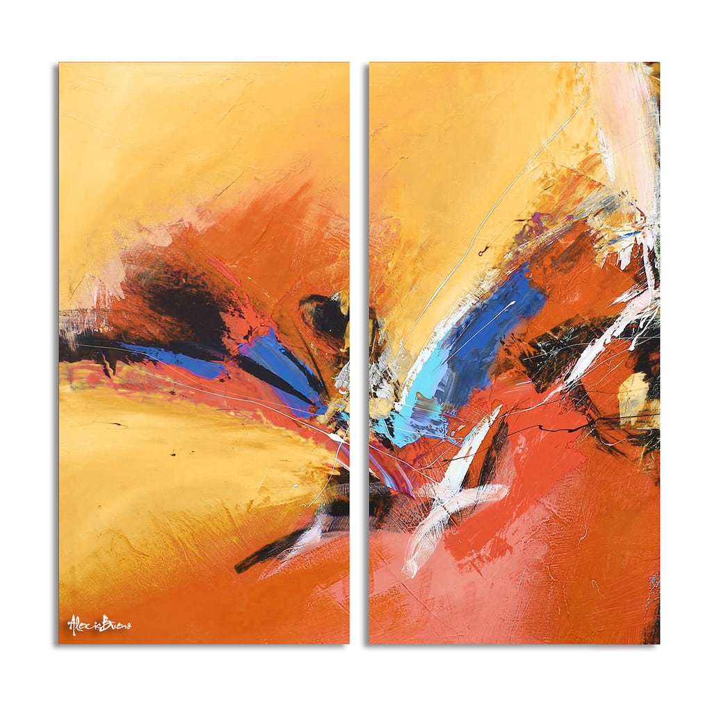 Ready2HangArt 'Bueno Exchange LXXIII' 2-Pc Abstract Canvas Art Set