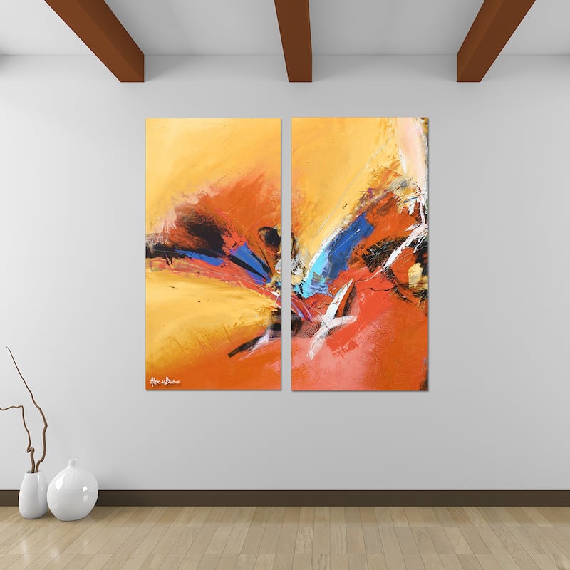 Ready2HangArt 'Bueno Exchange LXXIII' 2-Pc Abstract Canvas Art Set