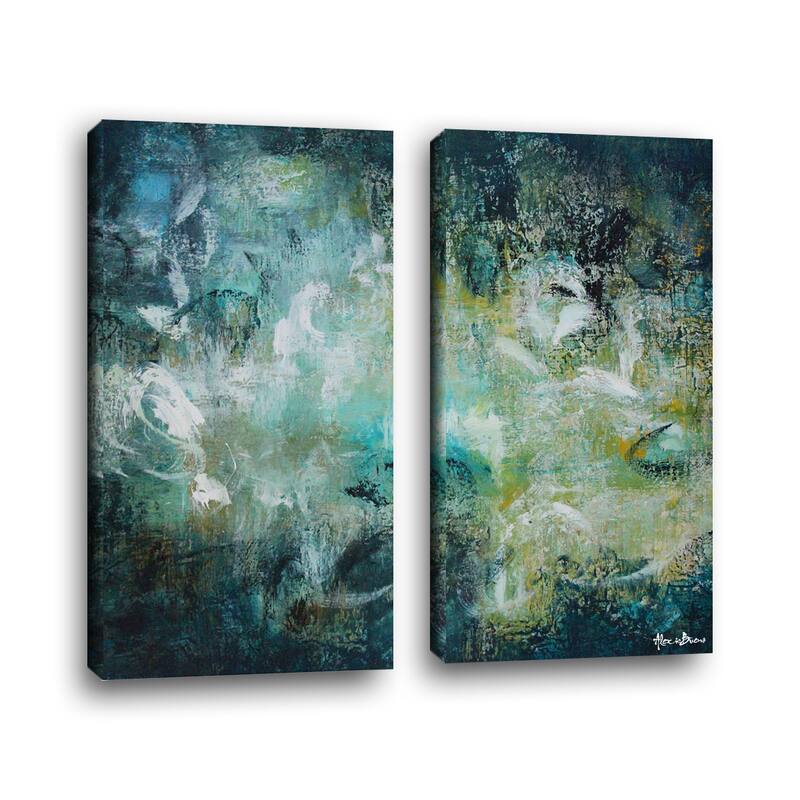 Ready2HangArt 'Bueno Exchange LXX-C' 2-Pc Abstract Canvas Art Set