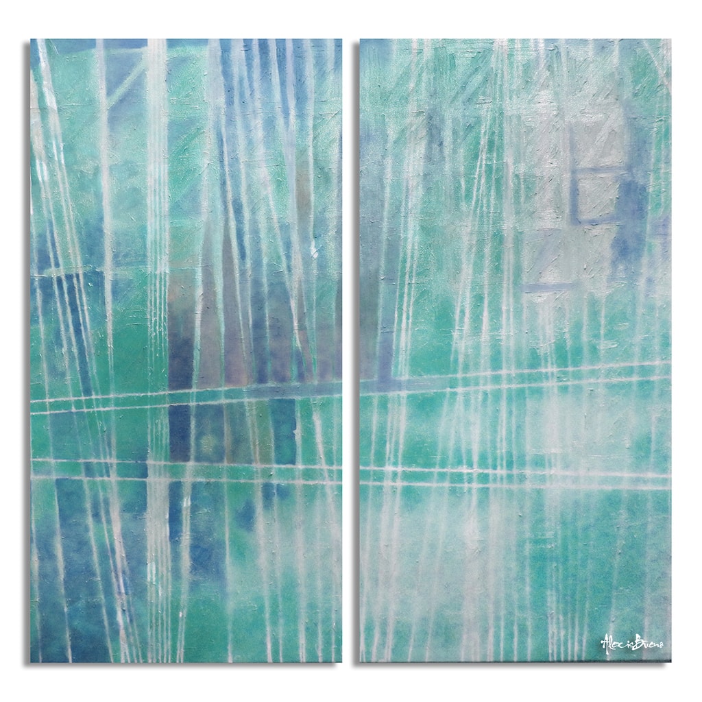 Ready2HangArt 'Bueno Exchange LXXVI-b' 2-Pc Canvas Art Set